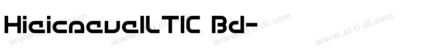 HieicaevelLTIC Bd字体转换